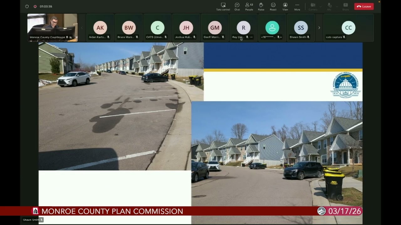 Monroe County Plan Commission, March 17, 2026