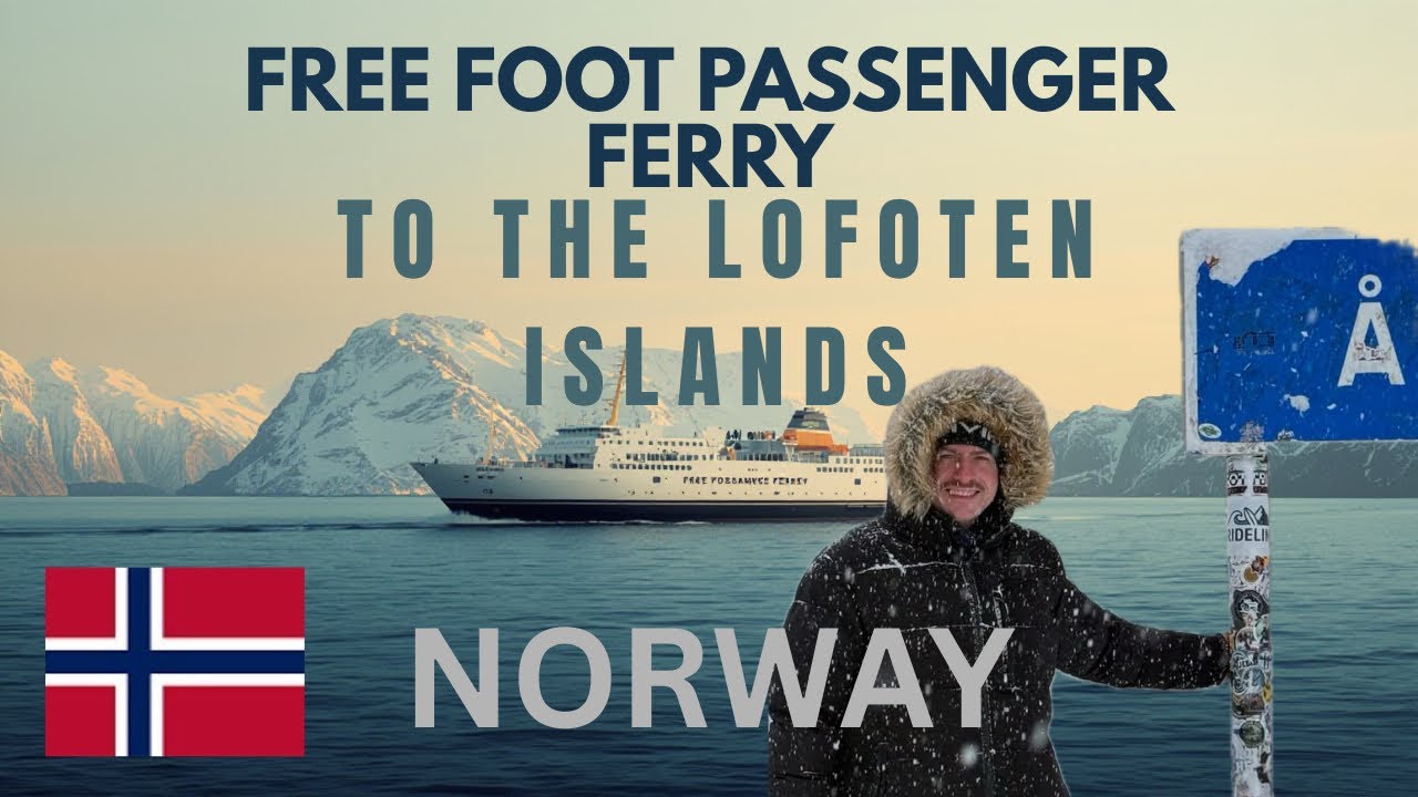 Free foot passenger ferry between Bodø and Moskenes ( Lofoten Islands Norway 🇳🇴 )