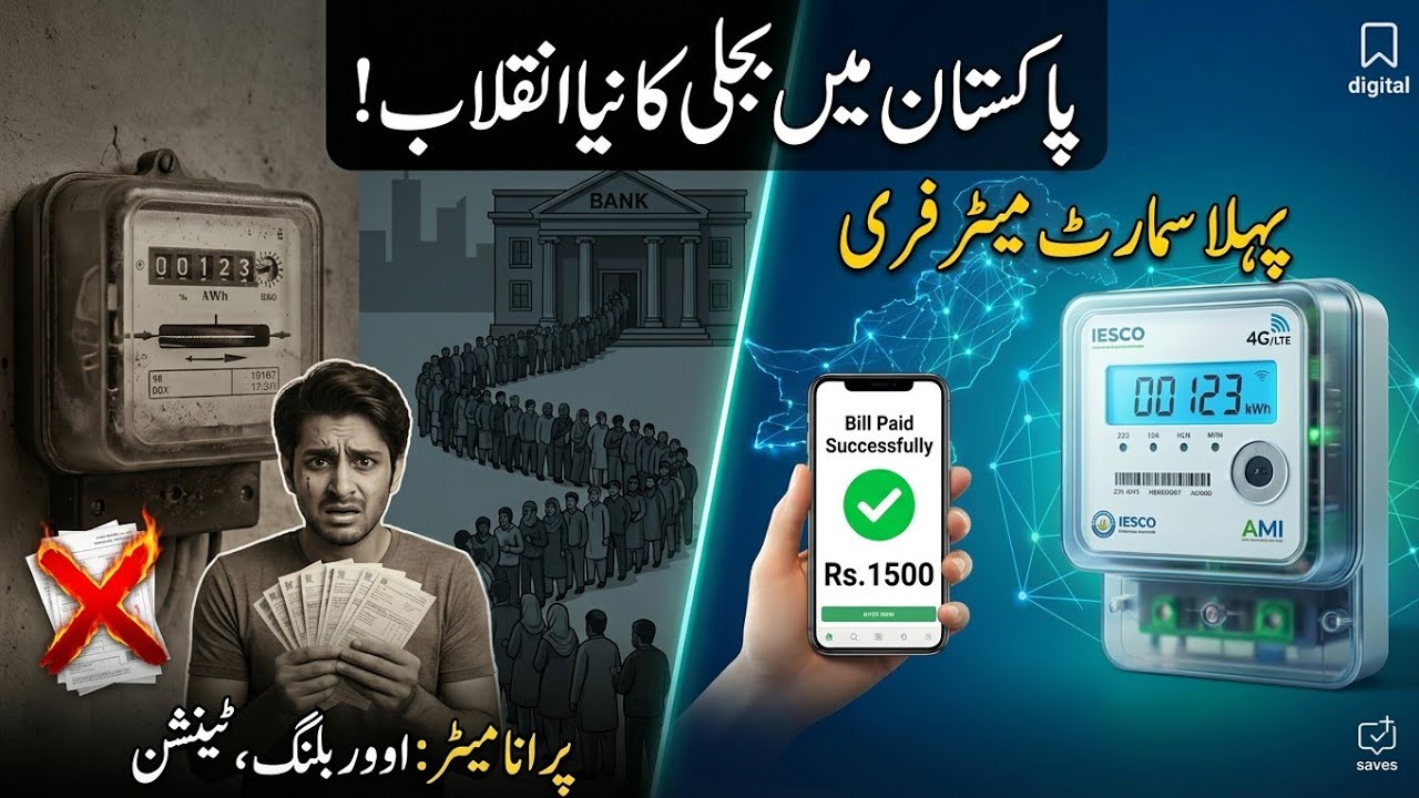 New Free AMI Meters in Pakistan &ndash; SIM-Enabled Smart Electricity Revolution!