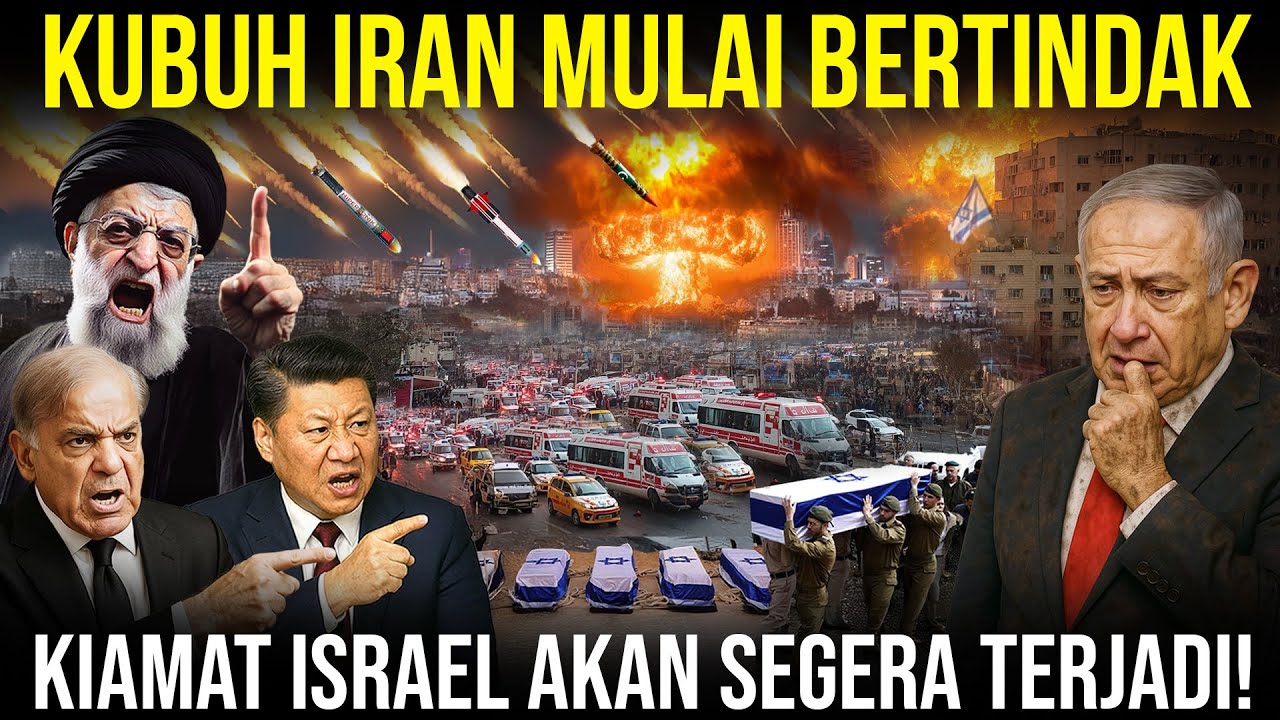 STATUS DARURAT ISRAEL! Neraka Akan Terjadi Tel Aviv & Haifa, Dukungan China-Pakistan-Korut Ke Iran