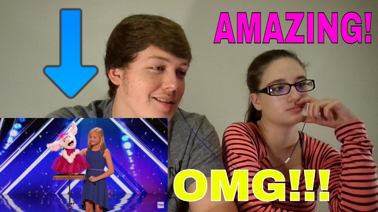 Darci Lynne: 12-Year-Old Singing Ventriloquist Gets Golden Buzzer America's Got Talent 2017 REACTION