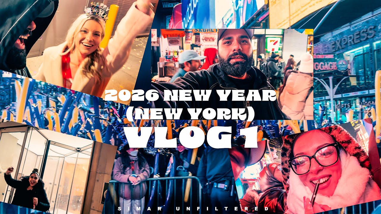 NEW YEAR 2026 in New York City | Vlog 1 | SIMAR UNFILTERED