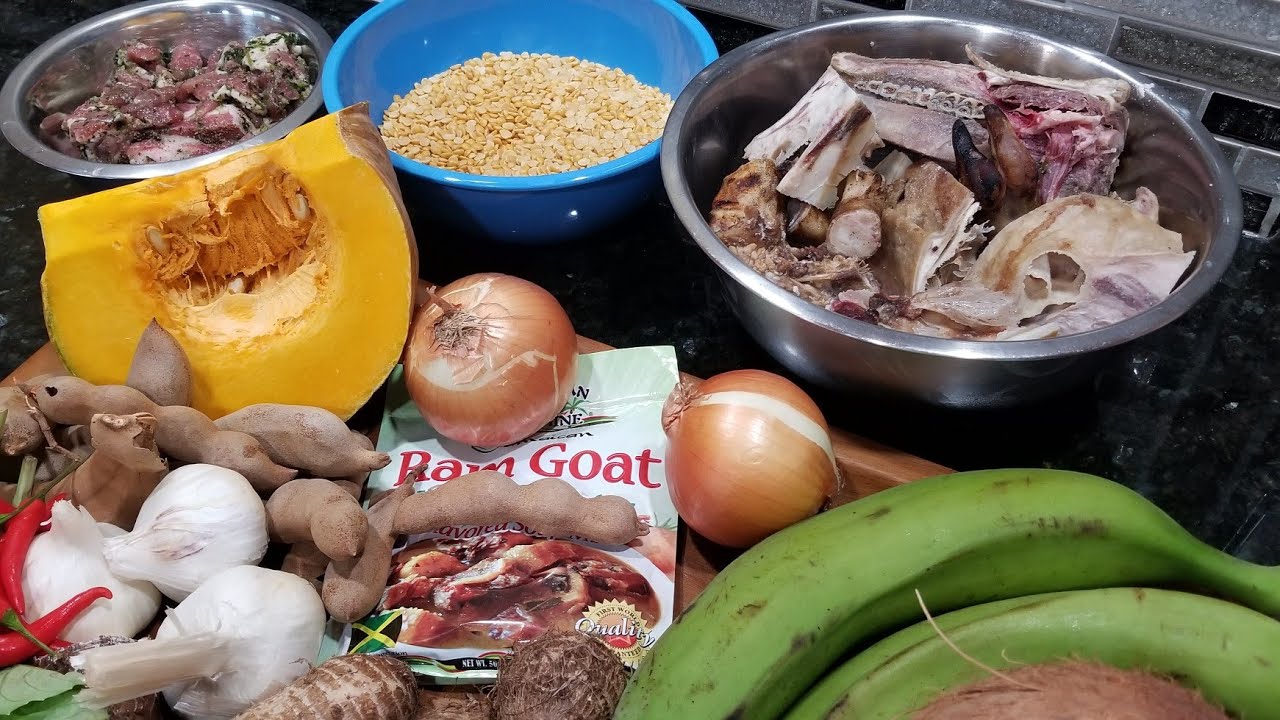 🇬🇾Guyanese🇬🇾 Mulltani/🐐Goat Head & Foot Soup.