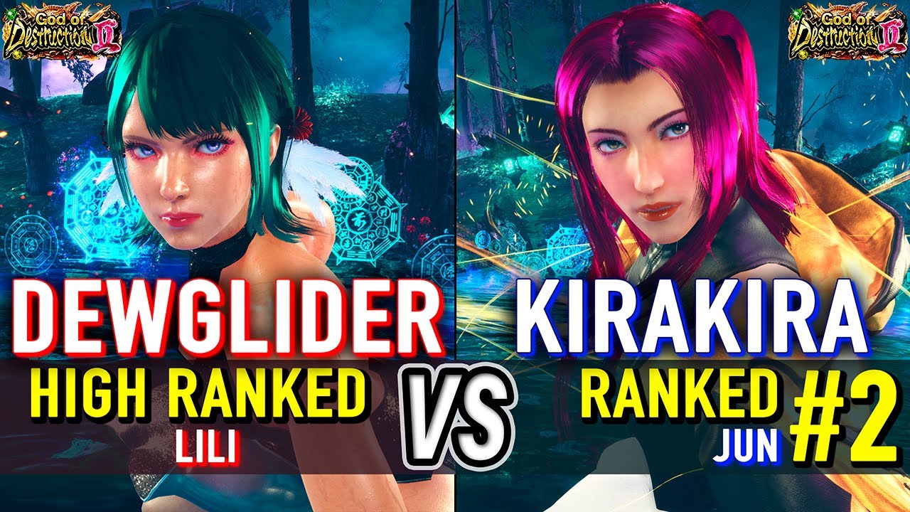 T8 🔥 DEWGLIDER (Lili) vs KIRAKIRA (#2 Ranked Jun) 🔥 Tekken 8 High Level Gameplay