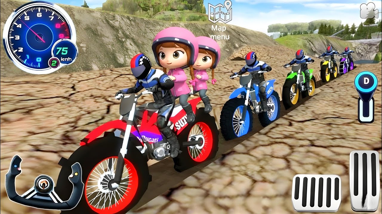 Impossible Dirt Bikes Stunts Driving - Bike Racing Simulator 2027- Extrema de Motocicletas gameplay