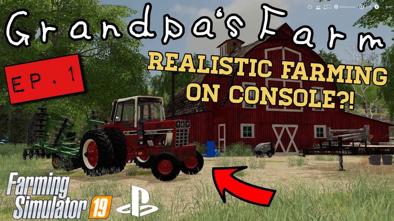 Realistic Farming on Console?! - Bucks County PA - Episode 1 - Fs19 for PS4