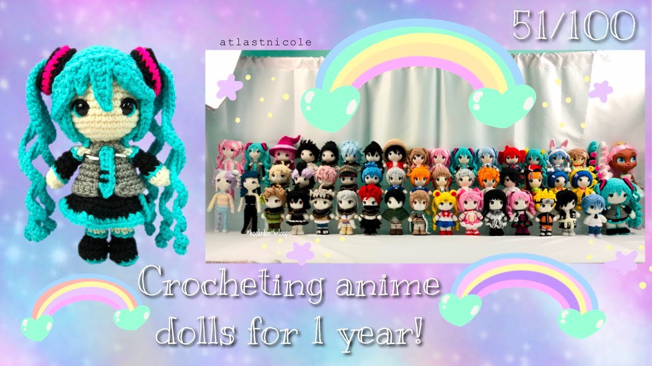 My 1 Year Crochet Anniversary! | My Journey to Crocheting Dolls