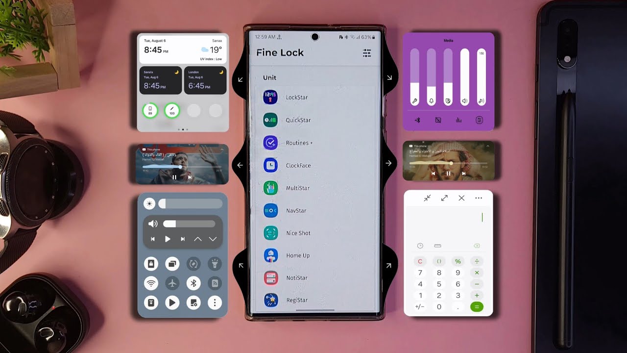شرح تطبيقات جود لوك بالتفصيل || لن يبقى هاتفك ممل بعد الان ( الجزء 5 ) Good lock
