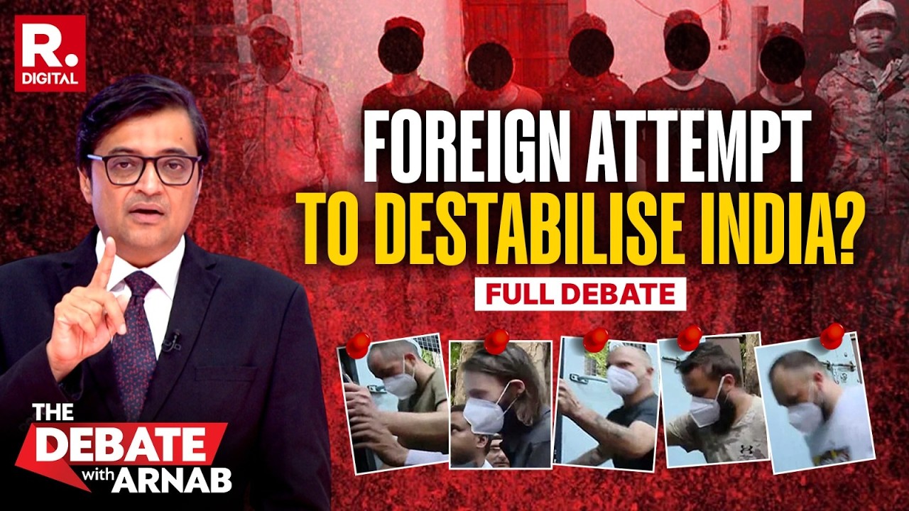 Debate With Arnab: Foreign Intel Agencies Plot To Destabilize India? Manipur Arrests
