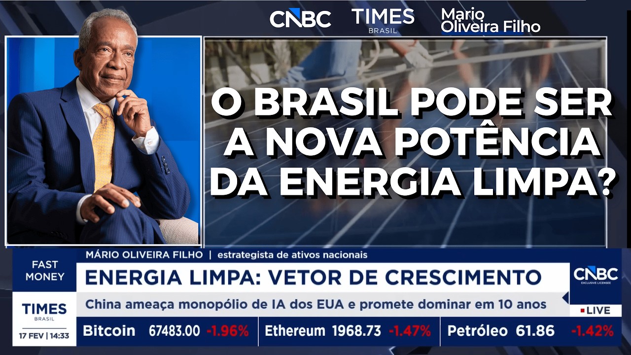 O Brasil pode ser a nova potência da ENERGIA LIMPA? | Análise com Mário Oliveira Filho