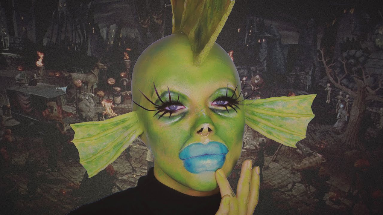 undersea gal makeup tutorial / nightmare before christmas