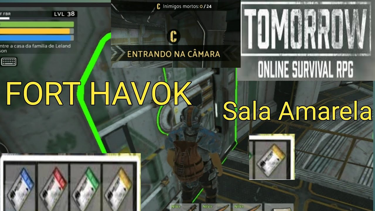 Tomorrow gameplay Invadindo Fort havok parte 4 Sala amarela 