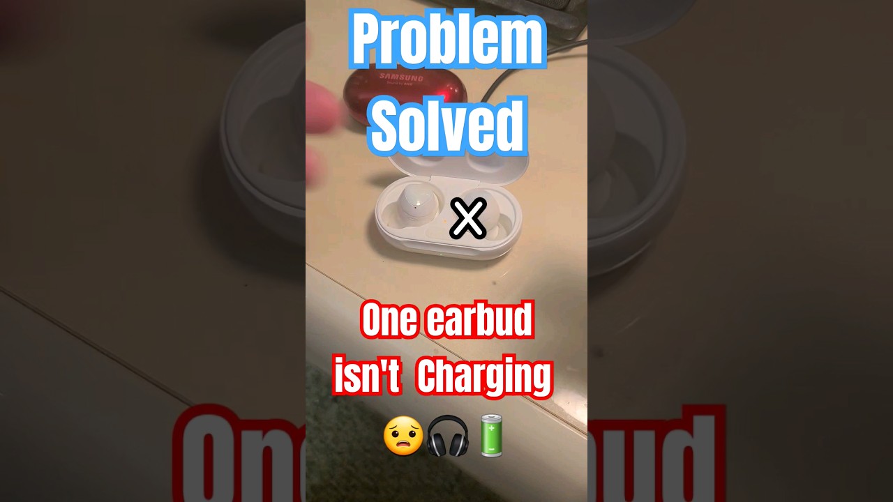 Earbuds Not Charging - FIXED! #shorts