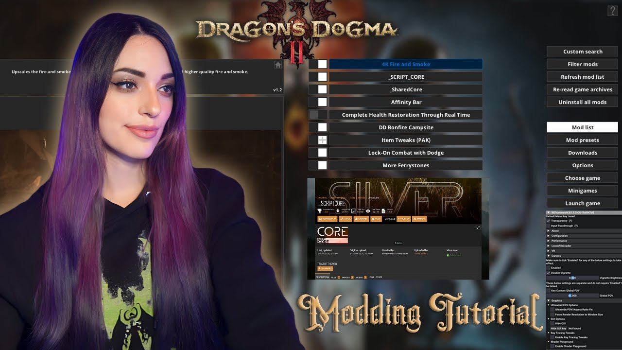 Руководство по моддингу Dragon's Dogma 2 [Fluffy Mod Manager / REFramework / ScriptCore]
