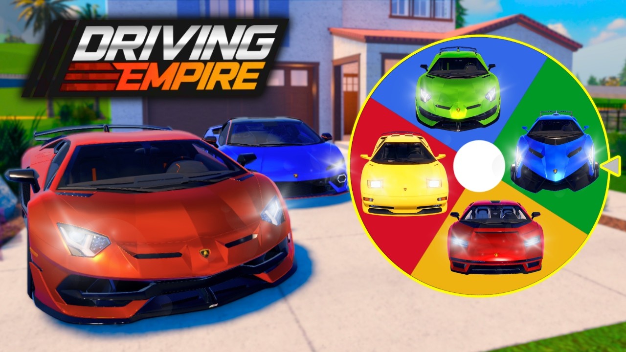 Driving Empire But A WHEELSPIN Builds Our Lamborghini Garage!