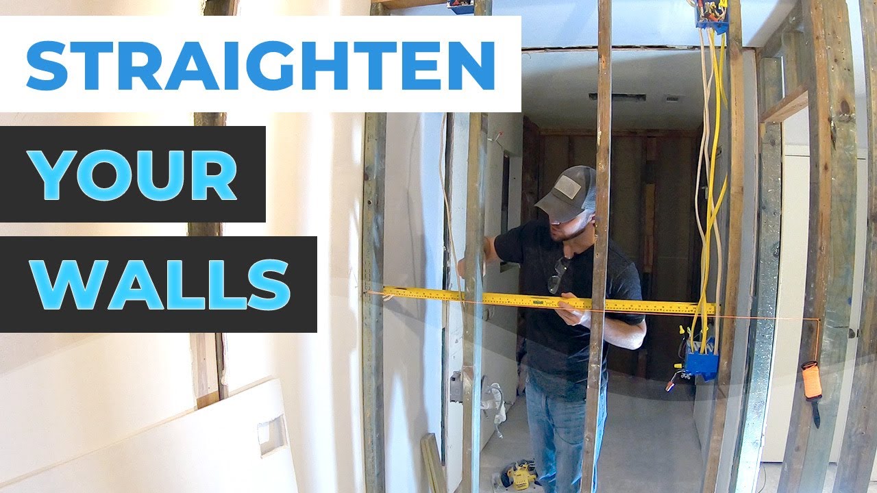 How To Straighten A Wall For Drywall
