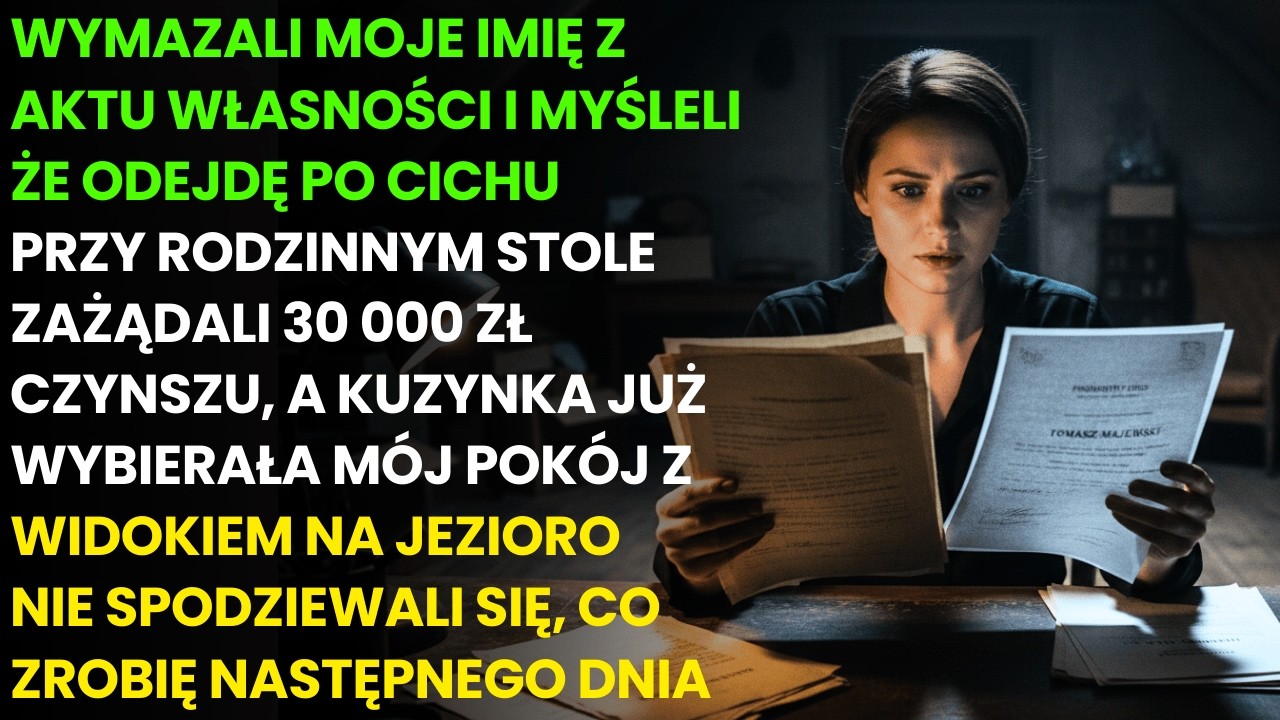 Przy Całej Rodzinie Wyrzucił Mnie z Domu… 24h Później Stracił Go Na Zawsze