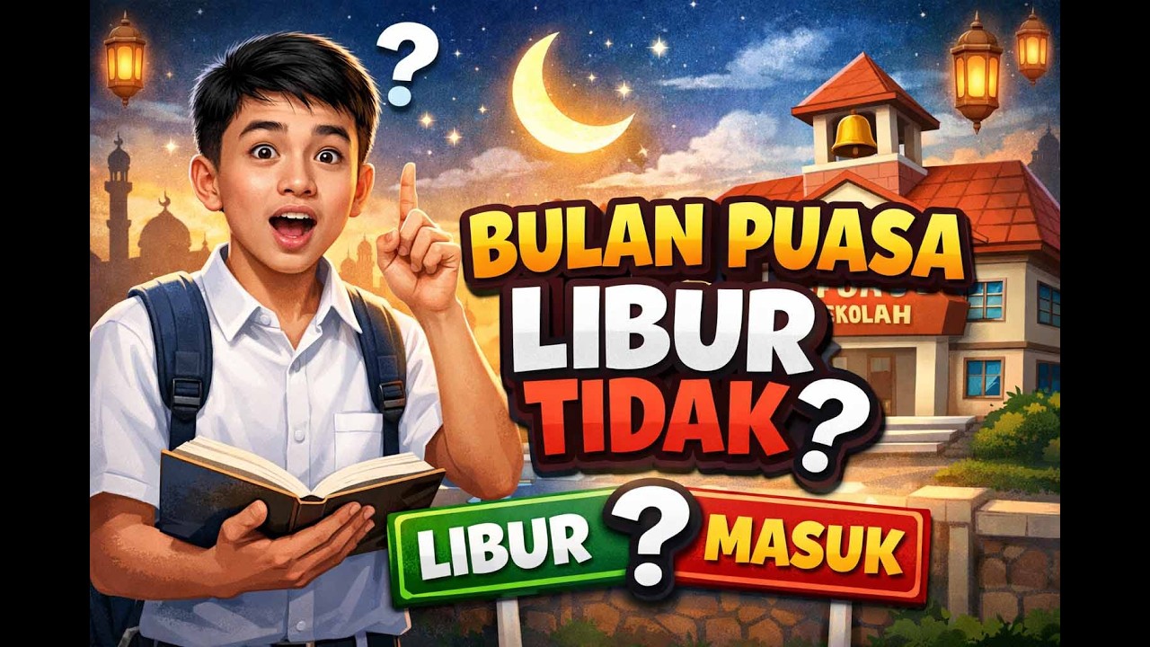 Bulan Puasa Libur Tidak Ya ? #ramadhan #libursekolah
