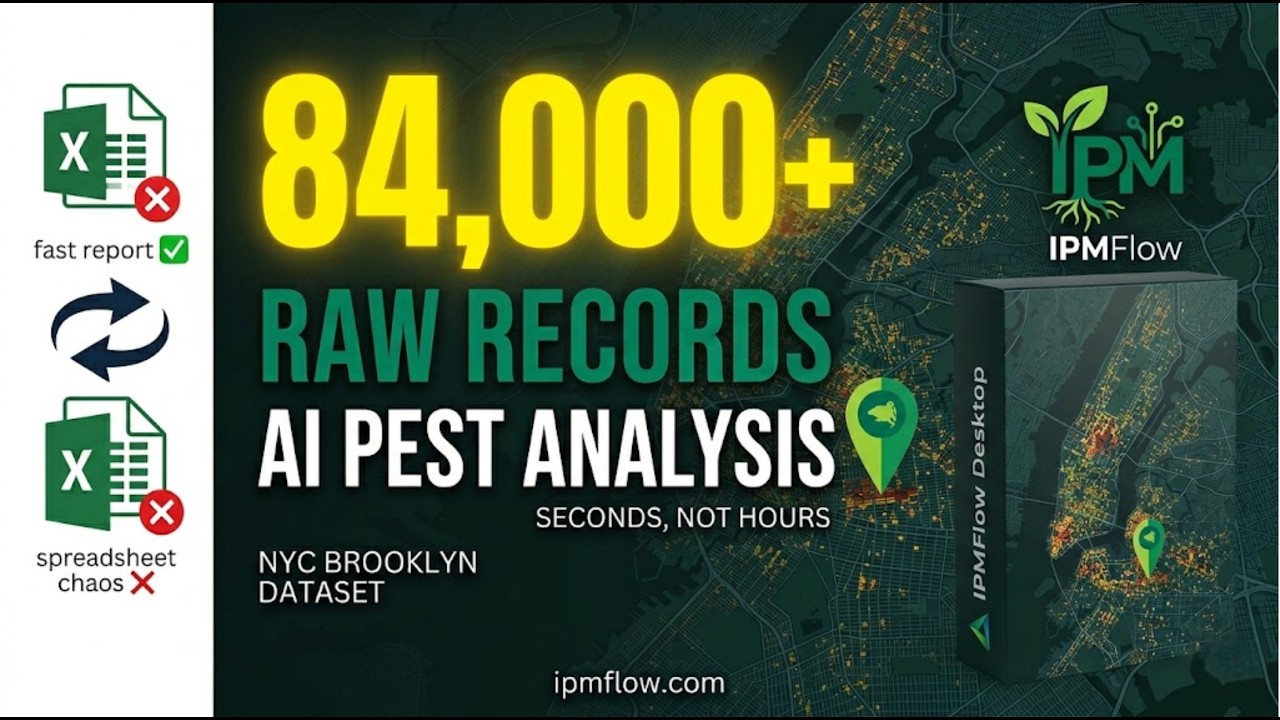 AI Pest Control Trend Analysis: Processing 84,000+ NYC Rodent Inspections | IPMFlow Demo
