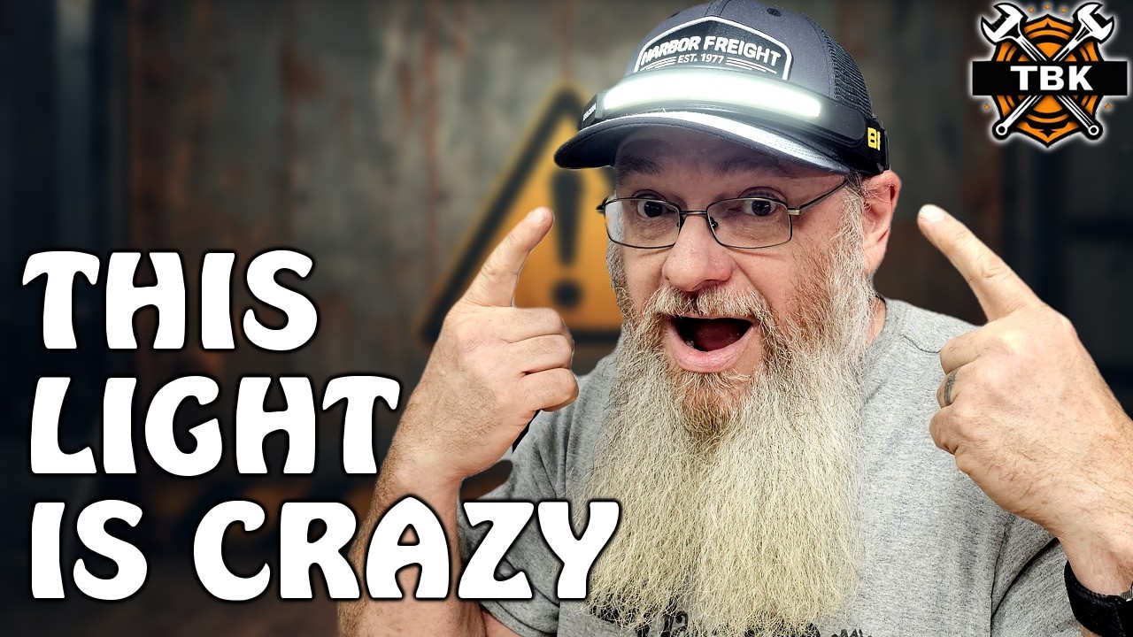 This Harbor Freight Headlamp Is WAY Better Than I Expected 😳 BRAUN 1000 Lumen Review