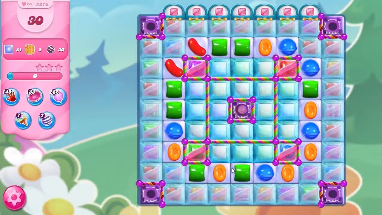 Candy Crush Saga Level 8276 NO BOOSTERS