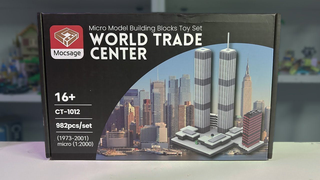 Live Build: Mocsage CT-1012 World Trade Center Micro Model (1/2000 Scale Twin Towers Set)
