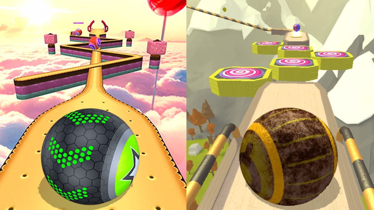 🛑 Going Balls VS Action Balls, Super Rolling Balls, Rolling Ball Sky Escape, Rolling Ball Balance 3D