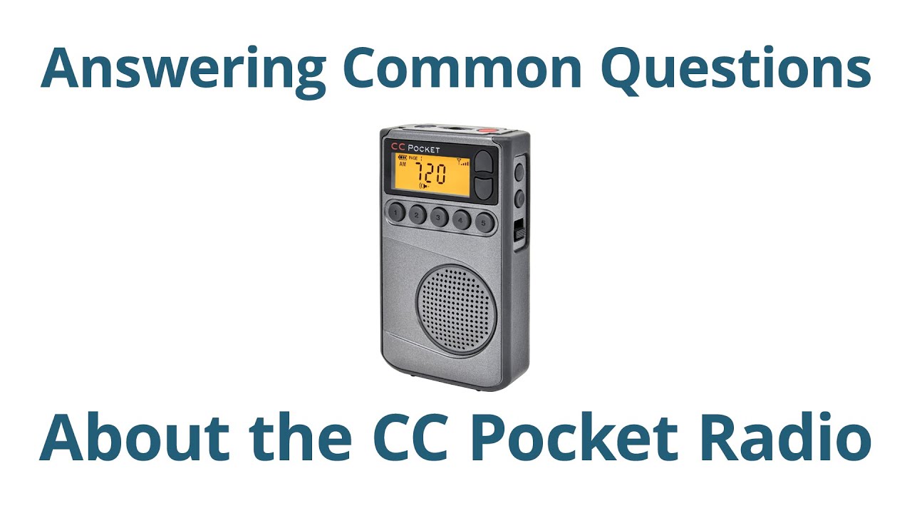 CC Pocket Radio Common Questions
