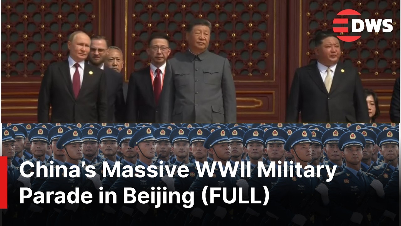 FULL EVENT: Xi Jinping Hosts Putin, Kim Jong Un & World Leaders at Massive Military Parade | AQ1G