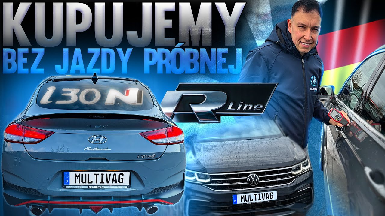 PRAWIE W CIEMNO i TANIO! Okazyjnie kupujemy Hyundai i30N 275KM + Tiguan R-Line z Niemiec z Gwarancją