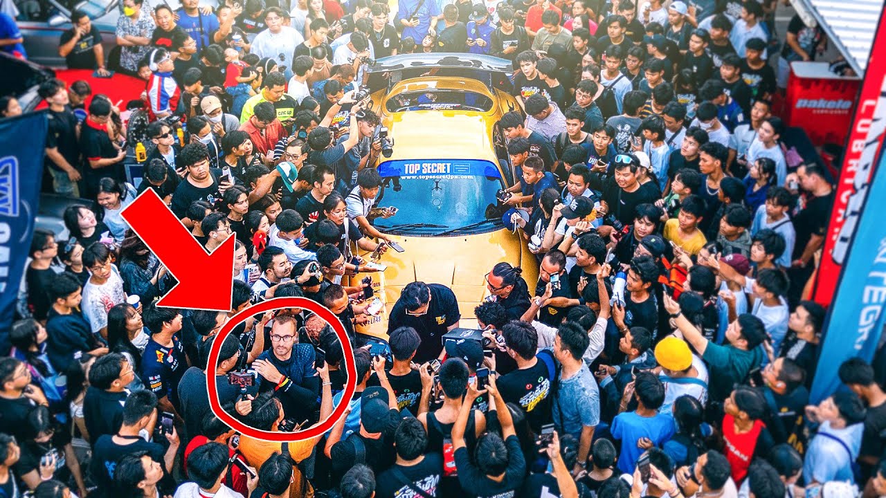 1,000 Cars and 100 Thai Models! CRAZY Bangkok Car Show!