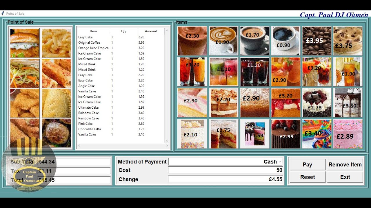 How to Create a Point of Sale Application using Treeview in Python - Full Tutorial
