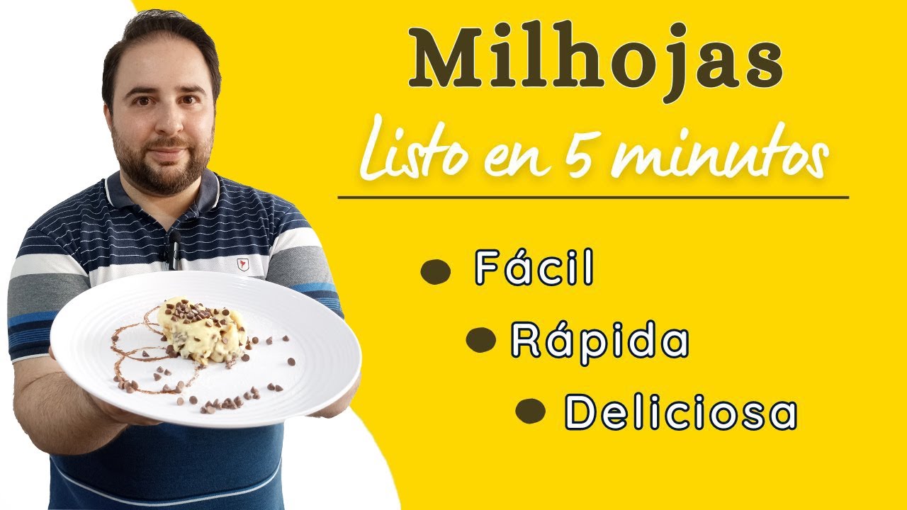 Milhojas italiana en 5 minutos sin horno fácil rápido y delicioso  – Sorpréndeme