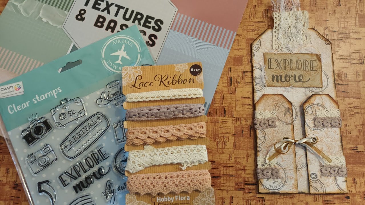 Tuto carte-embellissement/ Ou Comment faire du vintage avec du neuf.