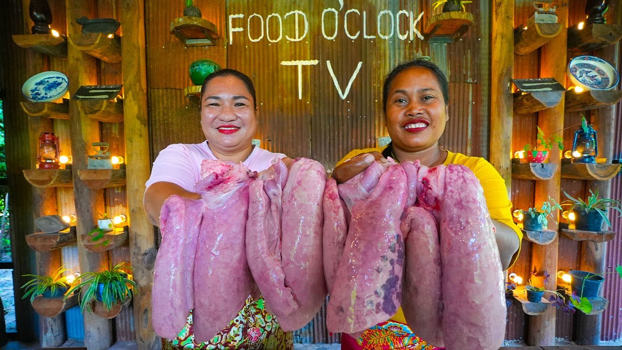 Beef Lungs Red Ants Cooking in Mud Soil Most Delicious Food Recipe