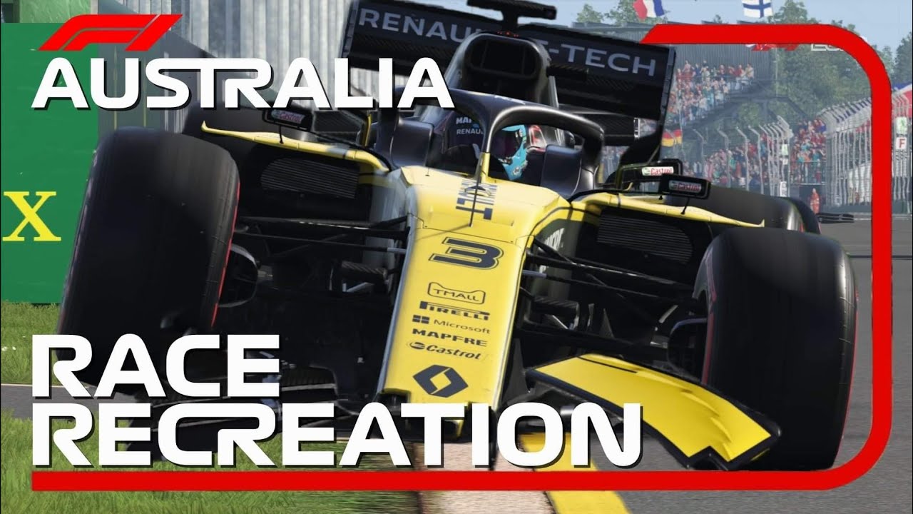 F1 2019 GAME: RECREATING THE 2019 AUSTRALIAN GP