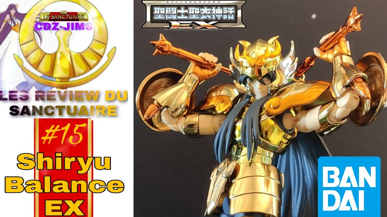 #15 les review du sanctuaire - saint seiya - myth cloth - libra shiryu ex bandai