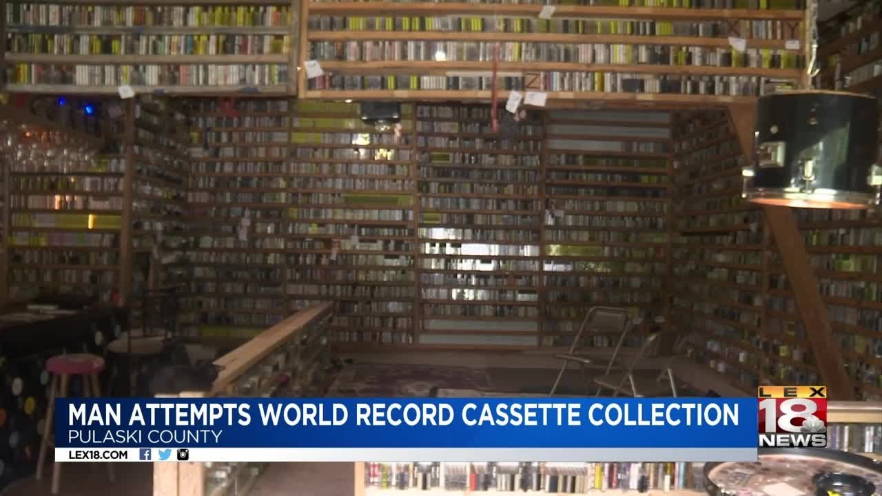 Man Attempts World Record Cassette Collection