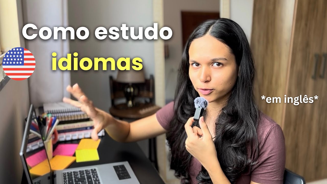 VLOG: como estudo idiomas atualmente (com legendas)