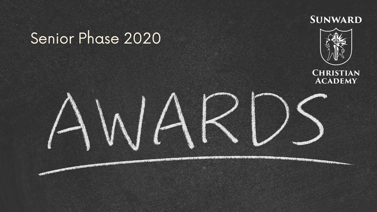 SCA Virtual Awards 2020 (Senior Phase)