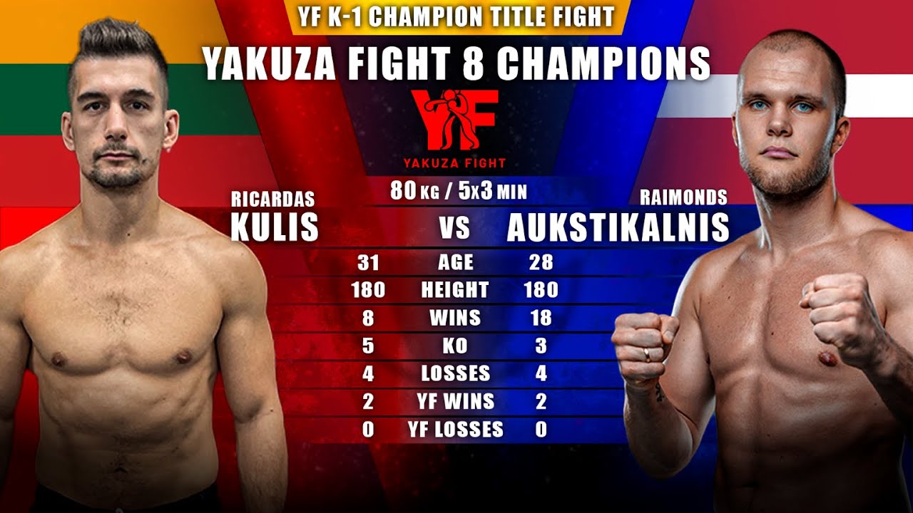 Ričardas Kulis (LTU) VS Raimonds Aukstikalnis (LAT) │ FULL FIGHT │ YAKUZA FIGHT 8 Champions