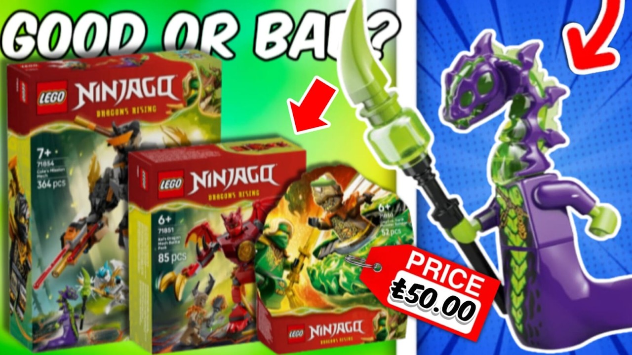Я купил новые наборы Ninjago...