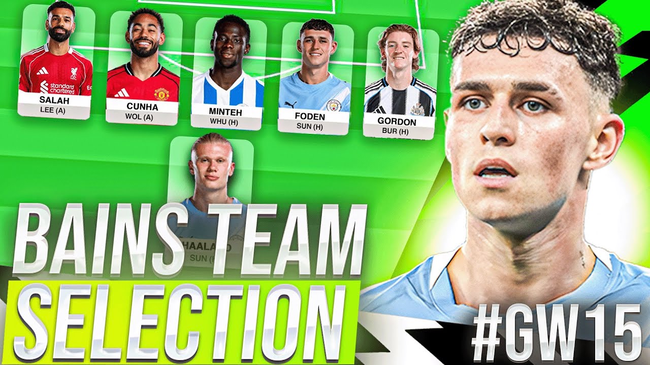MY UPDATED FREE HIT TEAM! | FPL GW15 TEAM SELECTION | FANTASY FOOTBALL TIPS 2025/2026