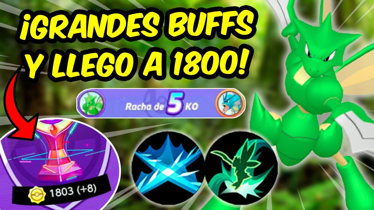 ¡SCYTHER ES EL GRAN BENDECIDO DE ESTE PARCHE! 💥 Guía, build, medallas y gameplay | Pokemon Unite