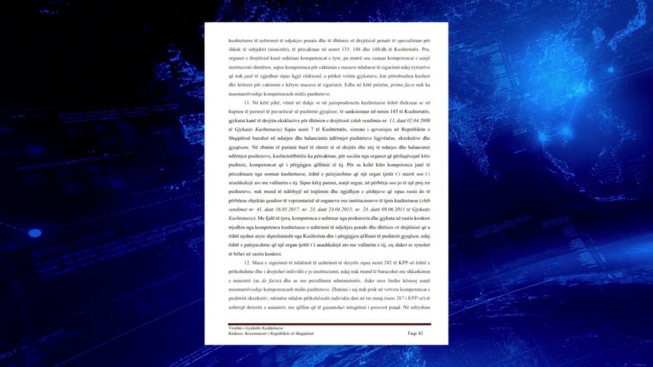 GJK zbardh vendimin për Ballukun: Imuniteti s’është mburojë për hetimin penal