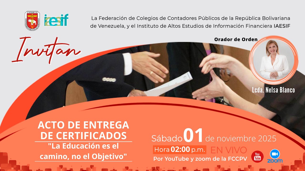 Acto de Entrega de Certificados de nuestros programas del IAESIF