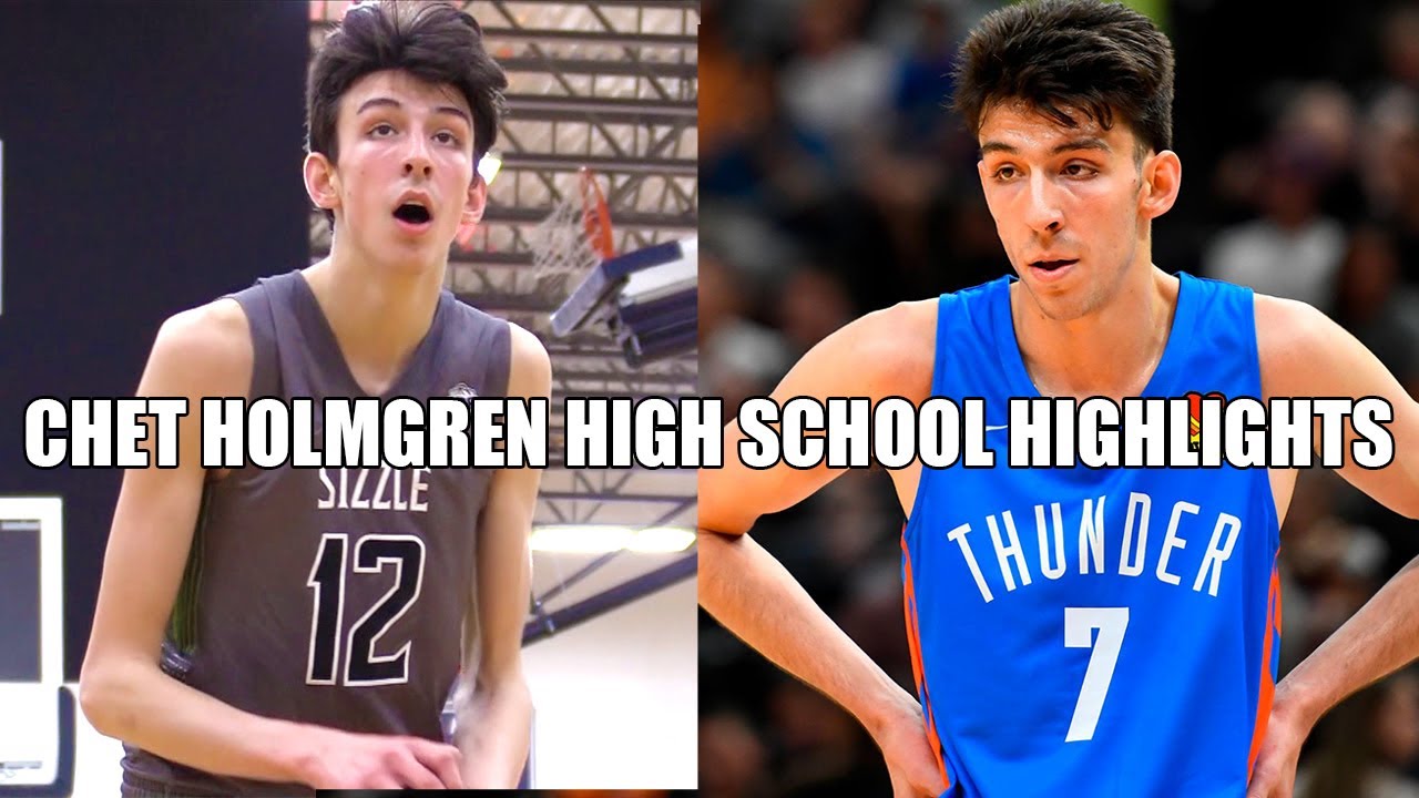 7'1 CHET HOLMGREN HIGH SCHOOL HIGHLIGHTS!