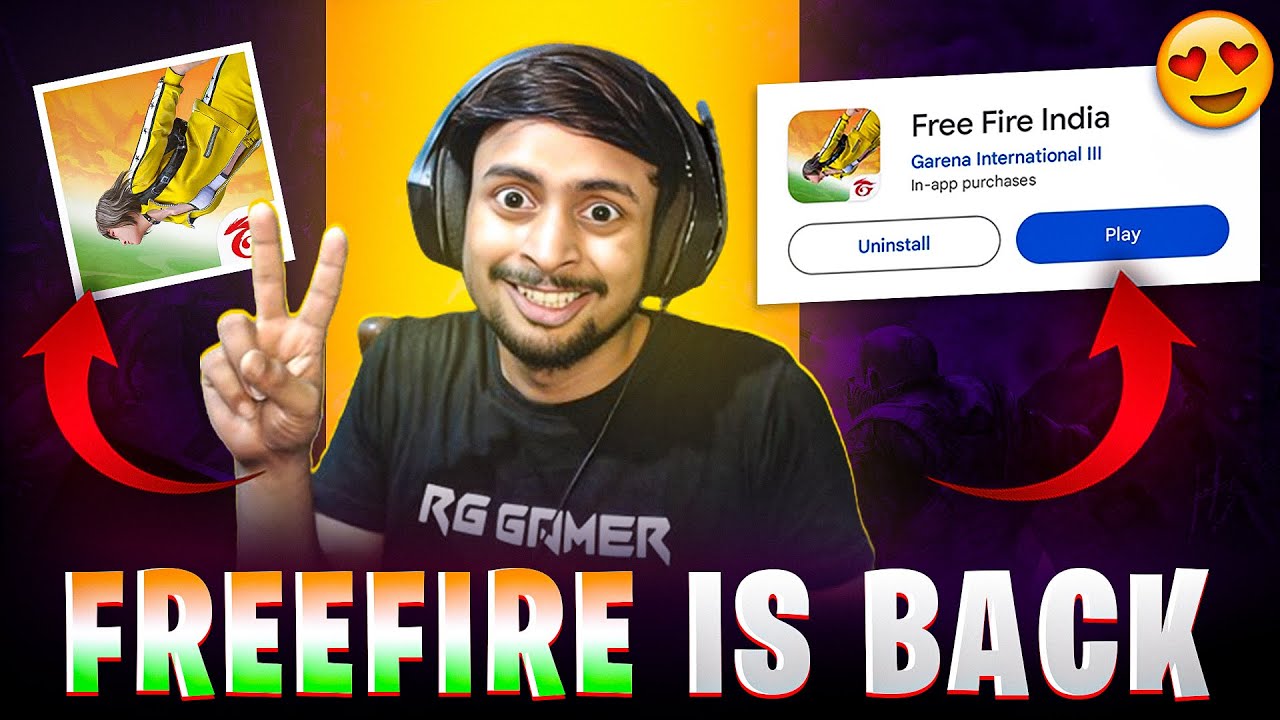 New CS-Ranked Season 🚀 PC UNBAN 🤯💫 After Long 🕒🔥 #freefire #nonstop_live @RGGamerr