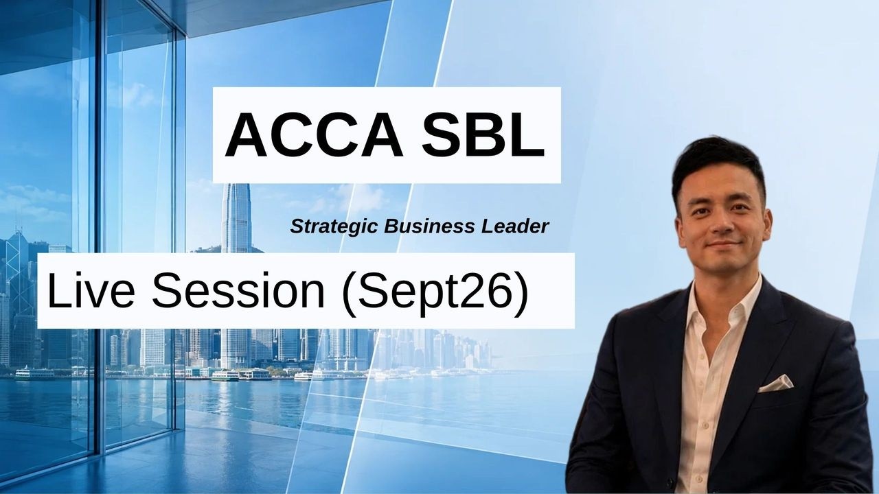 ACCA Strategic business leader SBL Revision Sept 2026
