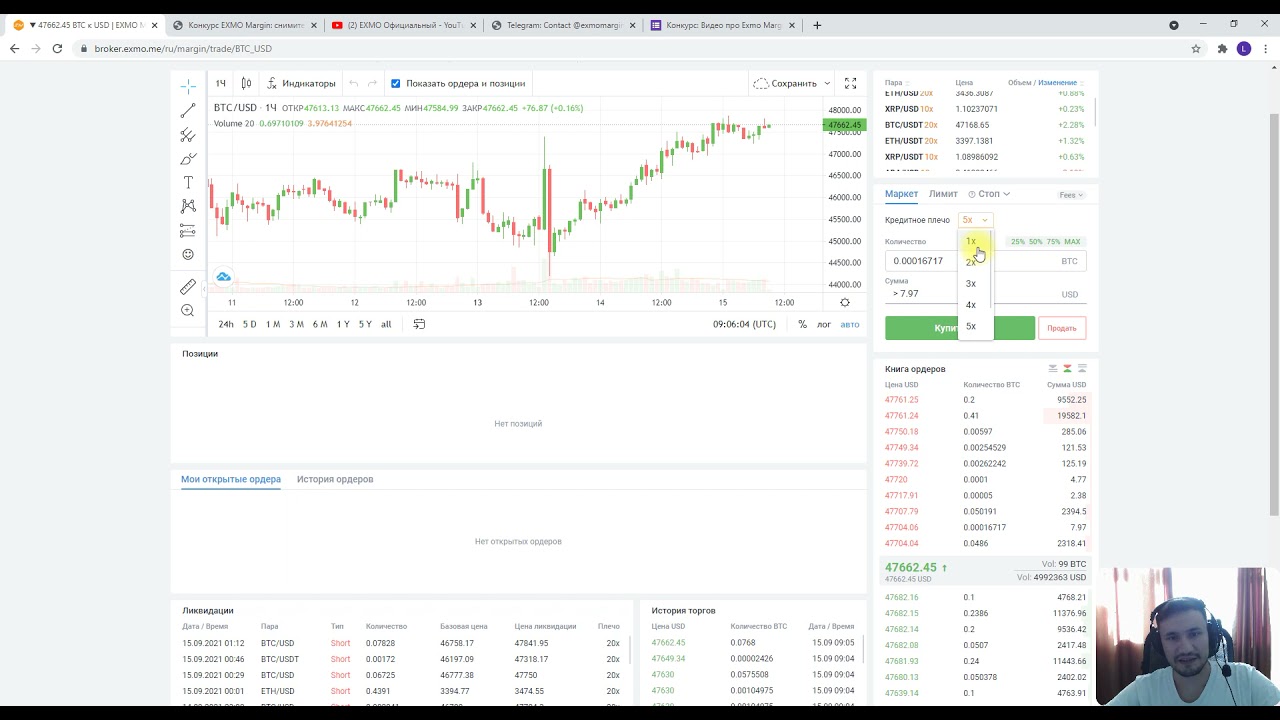 Маржинальная торговля EXMO Margin на бирже EXMO